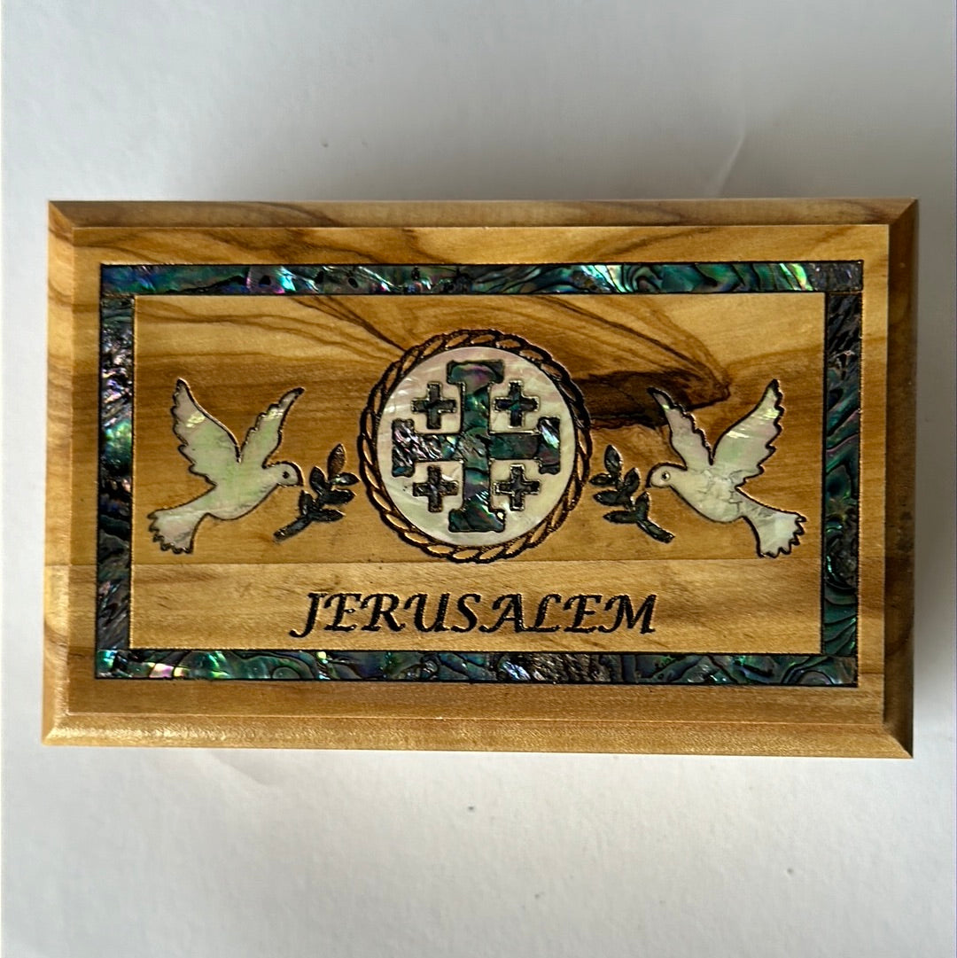 Jewelry/Rosary Box (Mother of Pearl)