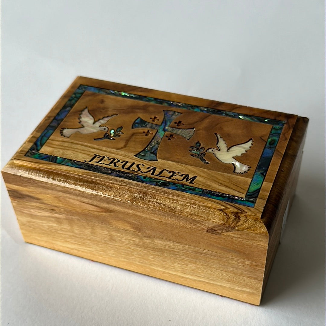 Jewelry/Rosary Box (Mother of Pearl)